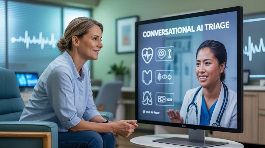 Conversational Triage AI with Healthcare Virtual Assistants