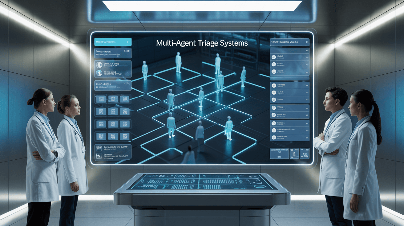 Multi agent triage systems in healthcare
