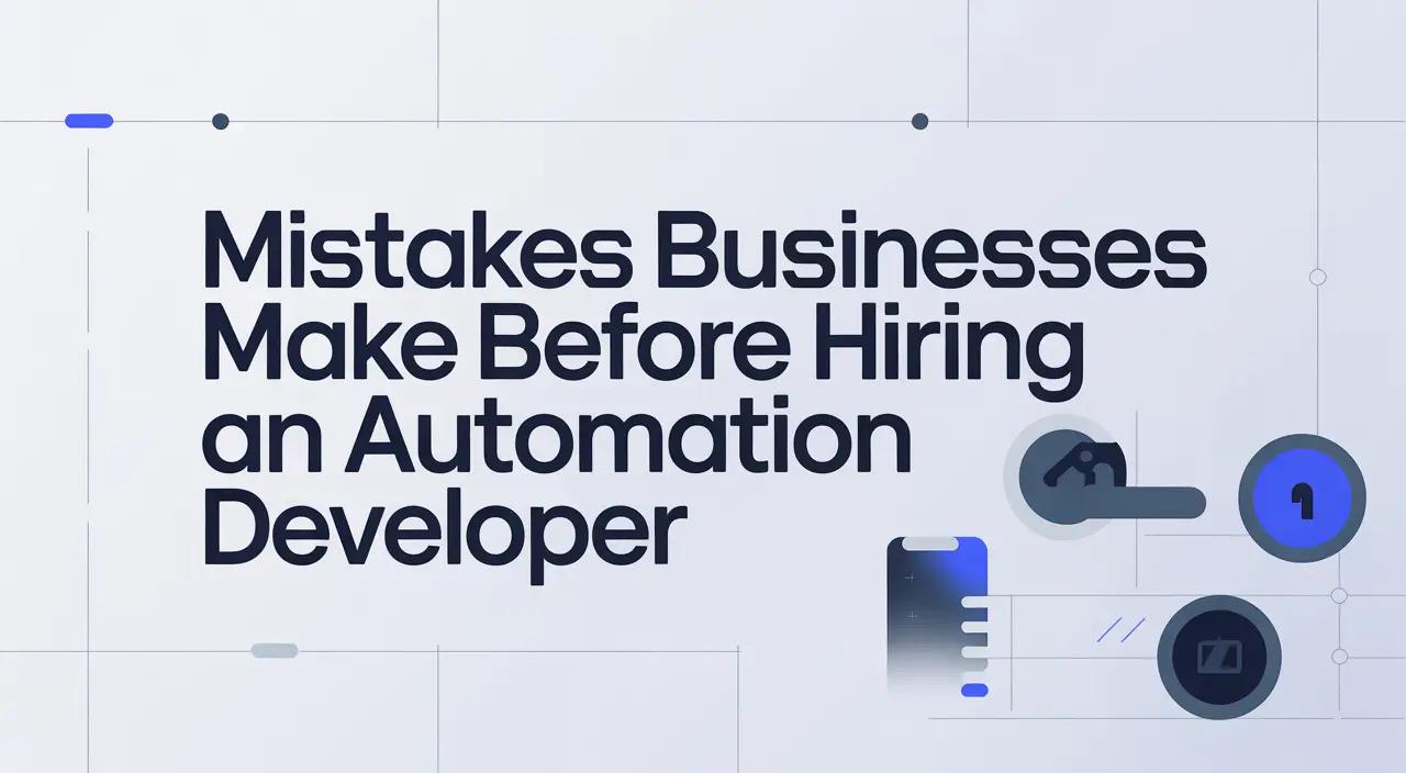 hire automation developer