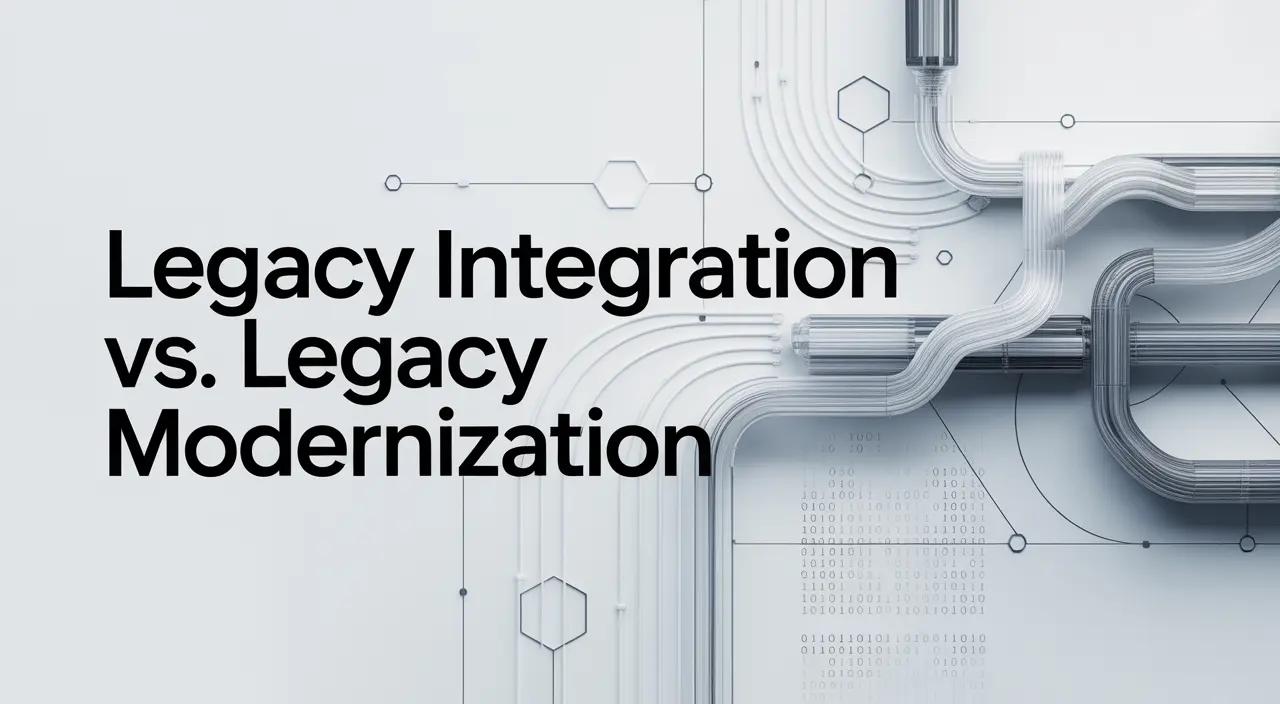 legacy integration vs modernization