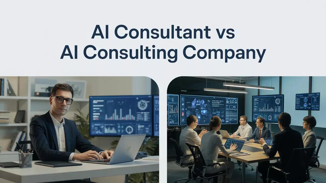 ai consultant vs ai consulting company