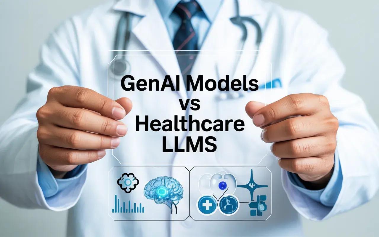 GenAI models vs healthcare LLMs
