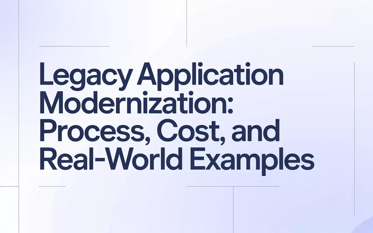 legacy application modernization