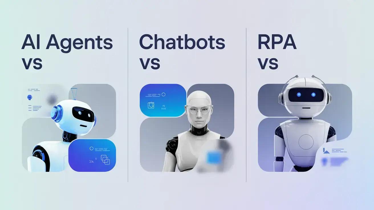 ai agent vs chatbot vs rpa