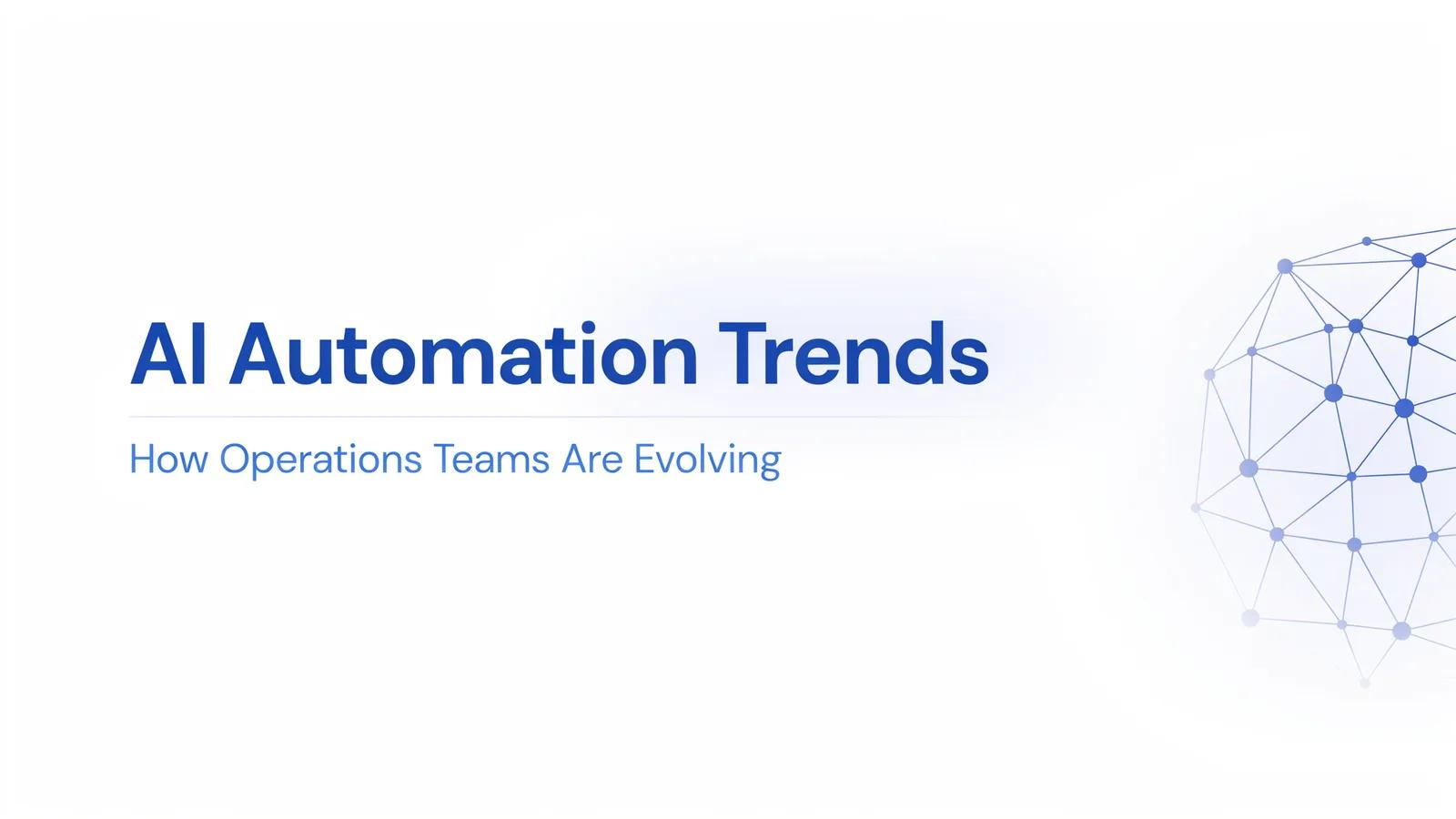 AI automation trends