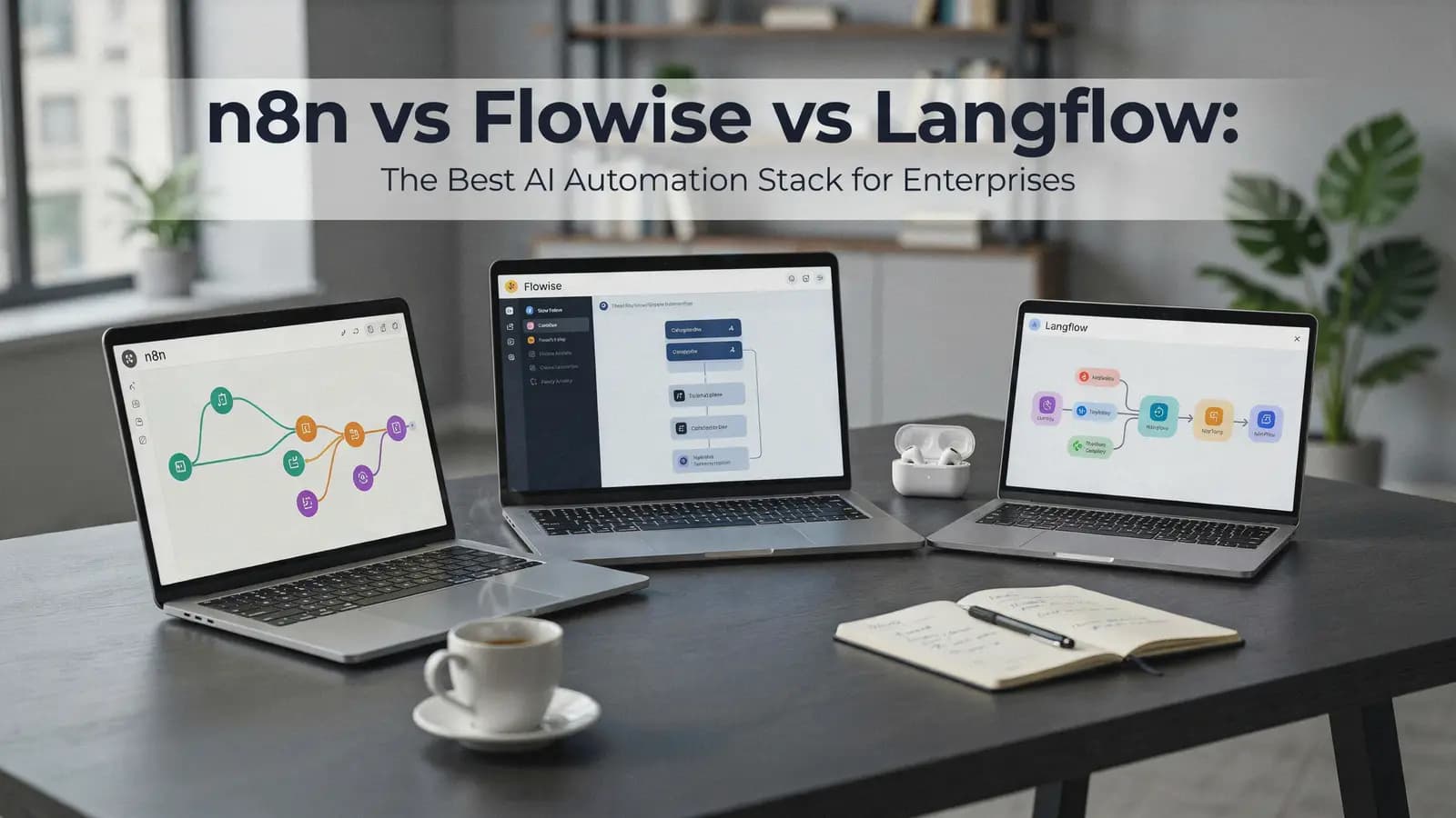 n8n vs Flowise vs Langflow: The Best AI Automation Stack for Enterprises