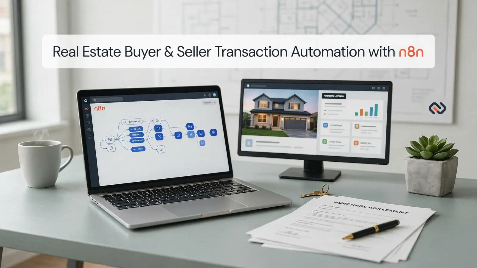 How Real Estate Brokerages Automate Buyer & Seller Transactions Using n8n