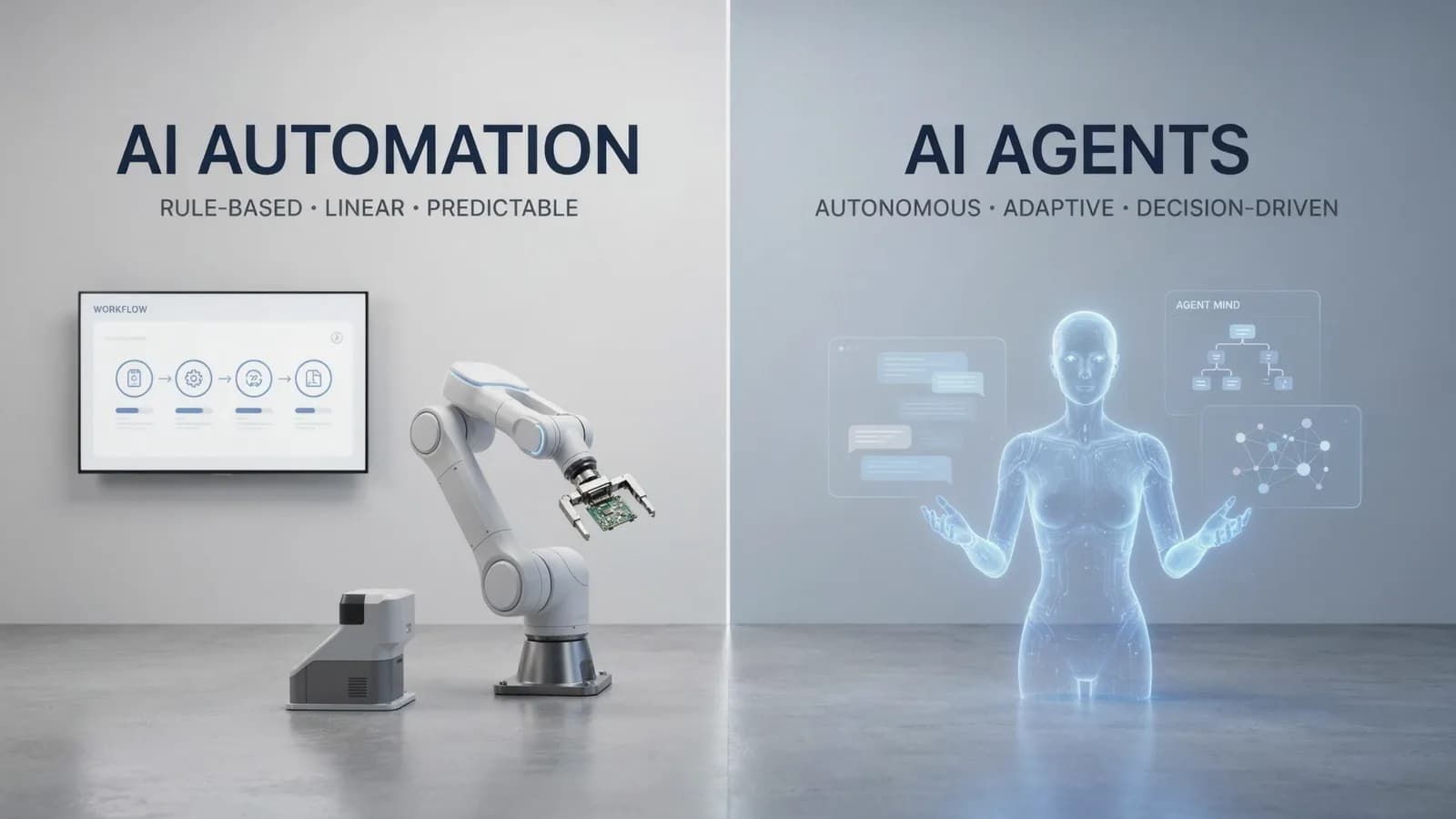 AI Automation vs AI Agents: What's the Difference in 2026?