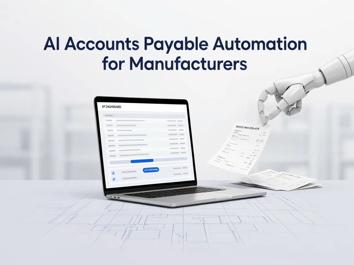 AI Accounts Payable Automation for Manufacturers: Invoices, POs and ERP Integration