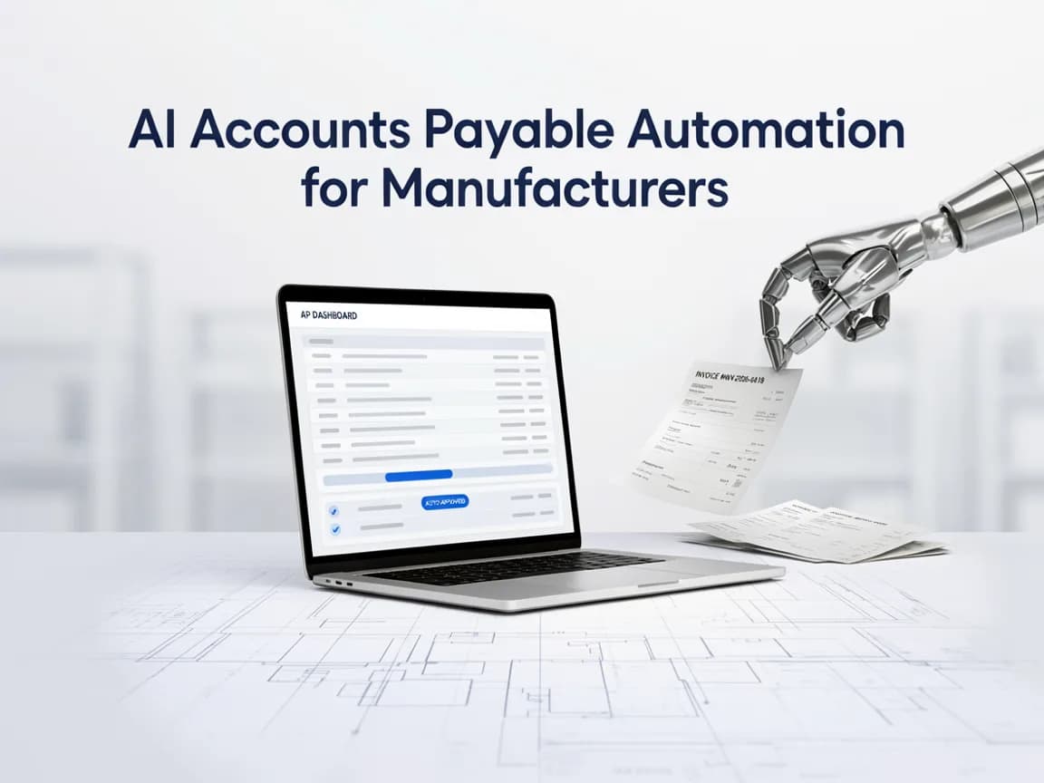 AI Accounts Payable Automation for Manufacturers: Invoices, POs and ERP Integration